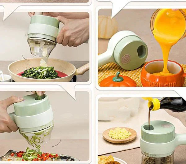قطاعة الخضار الذكية 4 في 1 متعددة الوظائف - Makfool