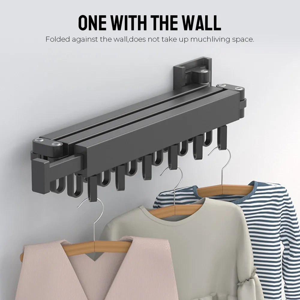 علاقة ملابس طويلة مميزة قابلة للطي