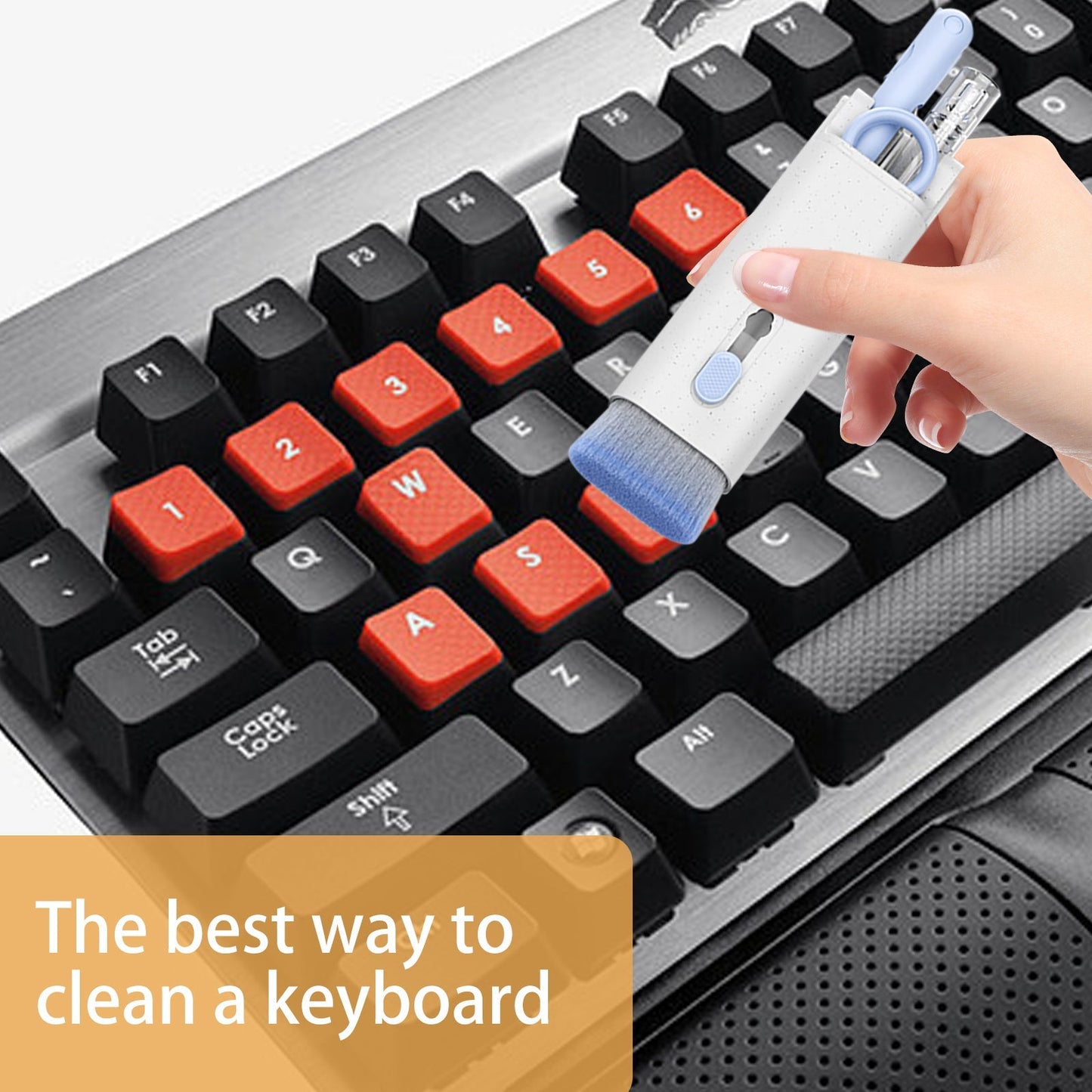 عدة تنظيف 7 في 1 للكيبورد والسماعات - Makfool