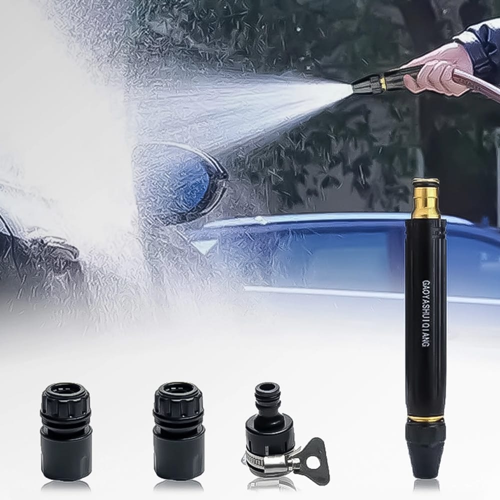 (اشتري واحدة والثانية مجاناً) مسدس غسيل الحديقة و السيارات العالمي الجديد - Makfool