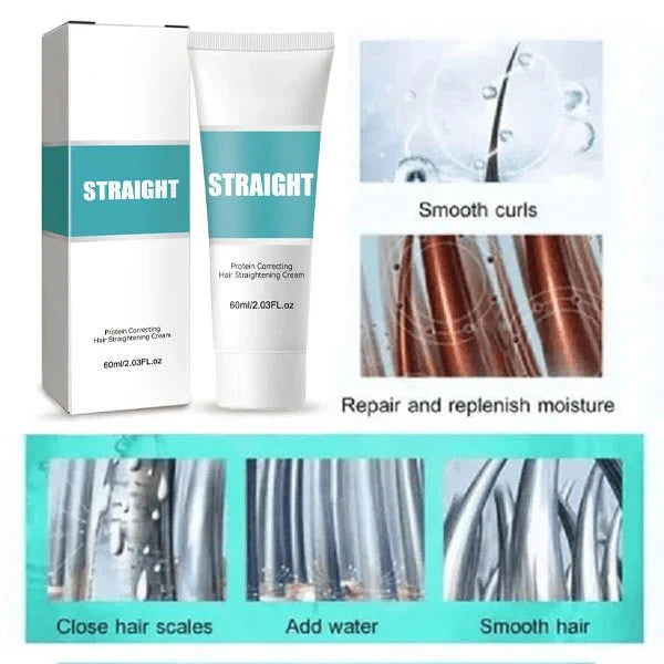 كريم تمليس وتنعيم الشعر Straightening Cream - Makfool