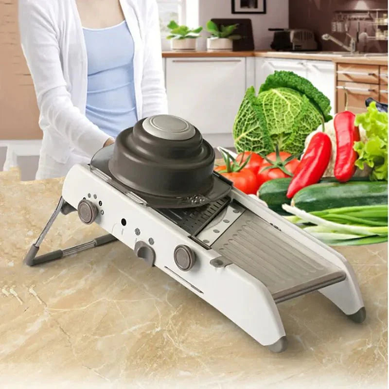 قطاعة مندولين - قطاعة خضروات متعددة الاستخدامات 18 في 1 - Makfool