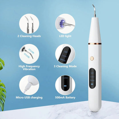 SmilePro2™ جهاز تقشير تكلس وتبيض الأسنان بالموجات فوق الصوتية - Makfool