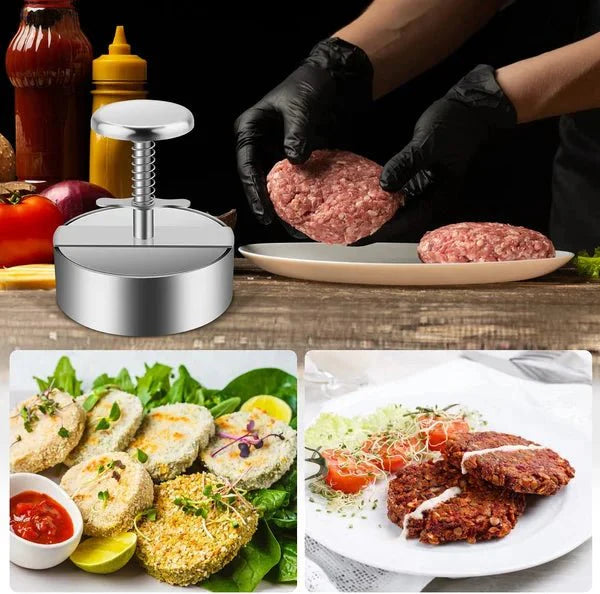 Stainless™  مكبس عمل البرجر الأكثر مبيعاً